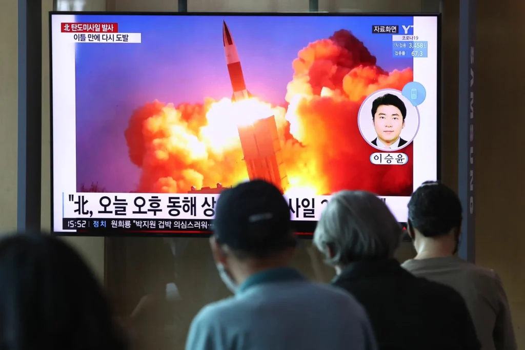 North Korea's missile attack on South Korea 