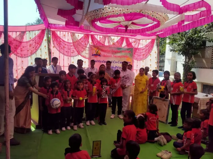 Nandurbar News Today Sunrise English Medium School Sarangkheda