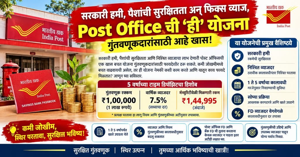 jalgaon news post office time deposit scheme 1