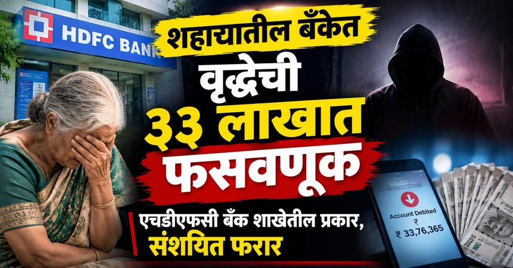 nandurbar news shahada hdfc bank fraud 1