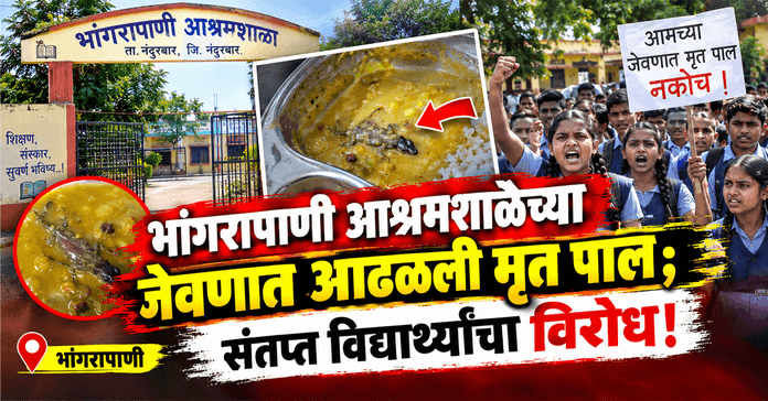 nandurbar-news-taloda-ashram-school-lizard Nandurbar News Taloda Ashram School lizard found in student meal leading to protests.